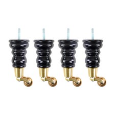 Wooden legs with castors - 4,