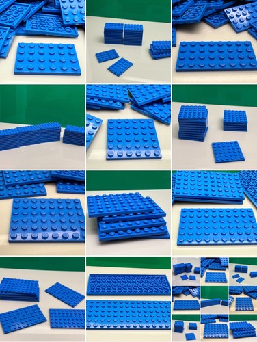 Lego base plate 4x4 - 3x3,, 2x4