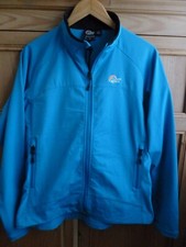 Womens LOWE ALPINE Soft Shell Blue Stretch Jacket - size Large