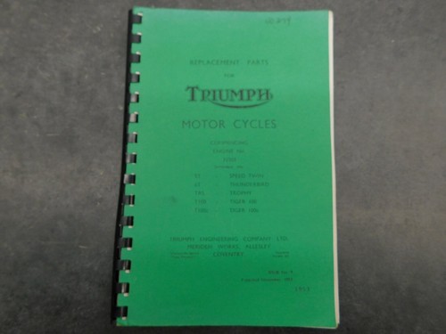 Triumph replacement parts - triumph,