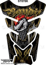 Suzuki Bandit 600 650 1200 1250 Motorcycle Tank Pad Motografix 3D Gel Protector