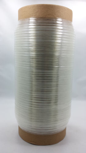 Clear elastic strap roll - roll, for