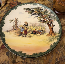 Royal Doulton The Gleaners Series Ware  Old English  Charger/Wall Plaque  D5464~