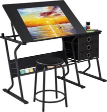 Drawing Table with Tiltable