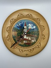 Carved Wood Hand Painted Red