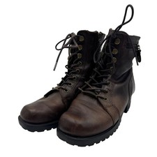 Harley-Davidson Keeler Bootie Lace-Up Side Zip Womens Leather Boots Size 6M