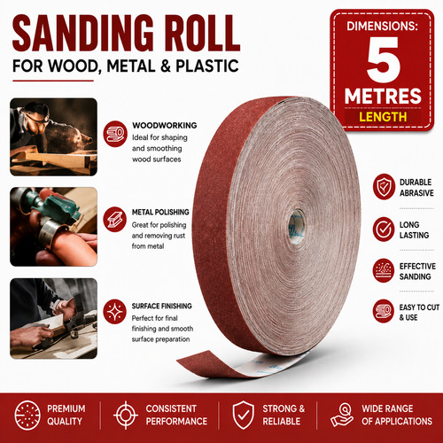 Inch emery cloth roll - 1,