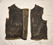 Original WW2 British RAF Royal Air Force Irvin Flying Jacket Sheepskin Panels #2