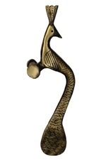 Peacock Shape Victorian Antique Finish Handcrafted Brass Door Handle Home Décor