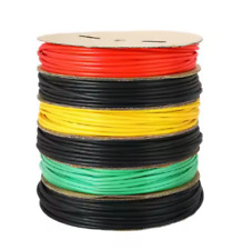 Heat shrink tubing sold by the meter 2:1 without adhesive red + black