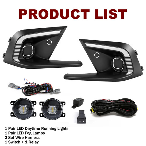 Led fog lights - for, honda