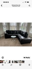 Italian Leather Corner Sofa