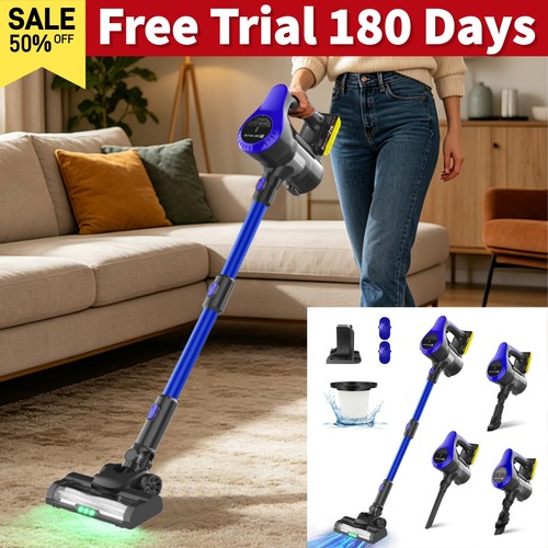 Cordless vacuum cleaner - 4-in-1,