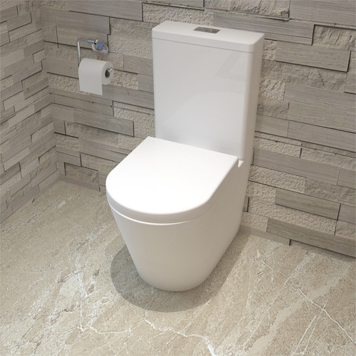 Aica bathroom rimless close - rimless,