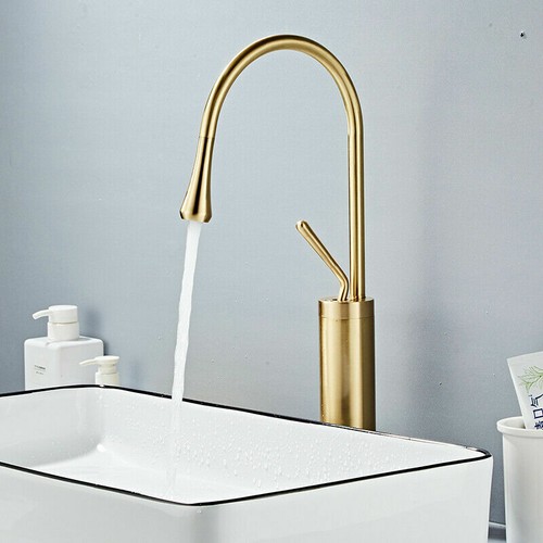 Brass bathroom sink - brass, taps