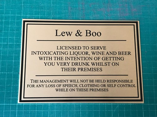 Personalised licensed alcohol - personalised,