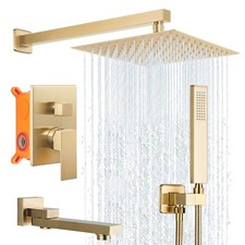 Gold Concealed Shower Mixer