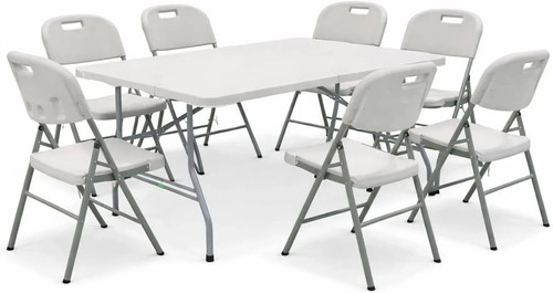 Table and chairs set - 6,