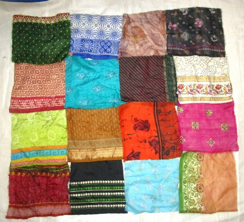 Lot pure silk vintage - lot,