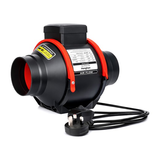 Inline extractor fan with - fan,