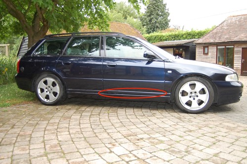 Audi rs4 trim piece - audi,