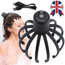 Electric Scalp Head Massager Octopus Claw Vibration Massage Stress Relief Relax