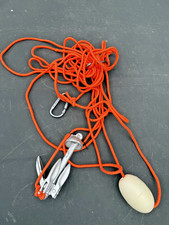 BeGrit Kayak Anchor 1.5 lb Small Boat Kit Folding 0.7KG, Silver 