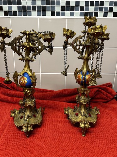 French gothic candelabra - french,