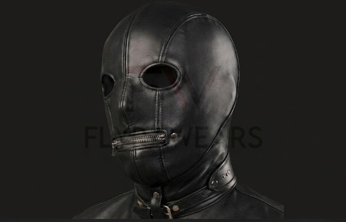 Handmade leather hood - handmade,