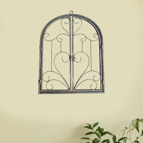 Arched window frame wall - window, decor