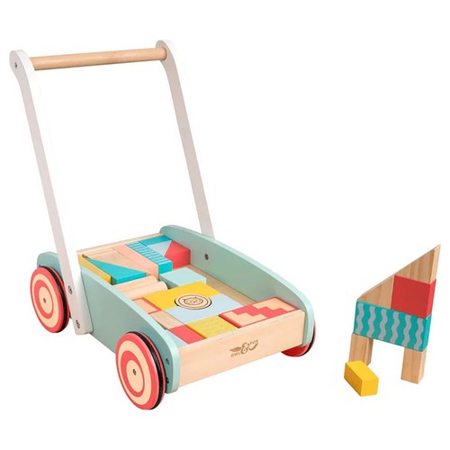 Wooden baby walker - wooden,
