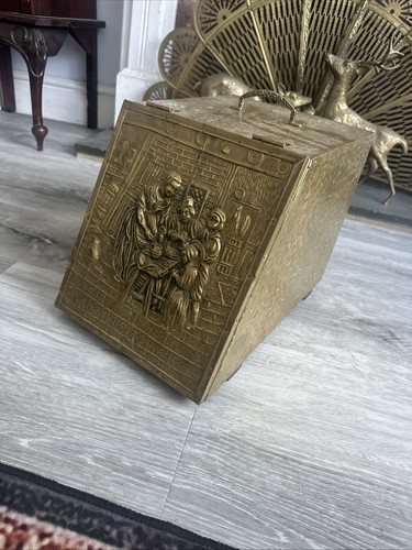 1940s vintage brass embossed - 1940s,