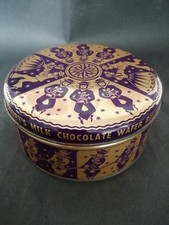Vintage Cadbury’s Milk Chocolate Wafer Biscuits Tins  Sailor Design 1lb Empty