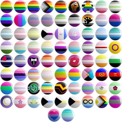 Lgbtq pride flags button - lgbtq+,