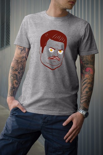 Ron swanson bacon and egg - swanson,,