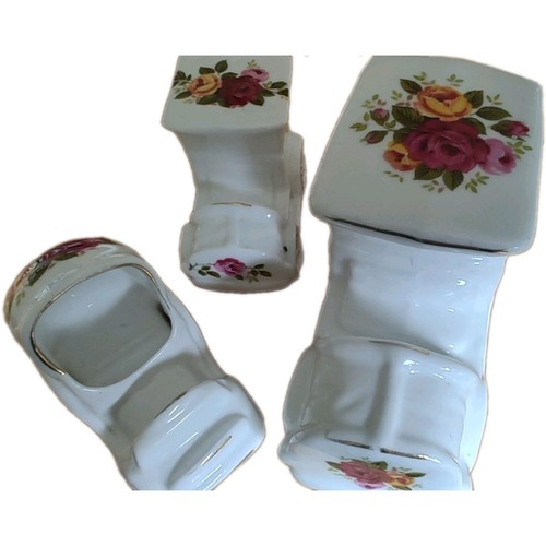 Bone china cottage rose - china,