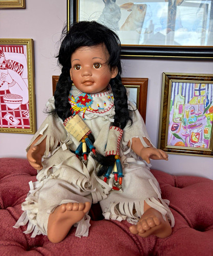 Snowbird porcelain doll artist - doll,