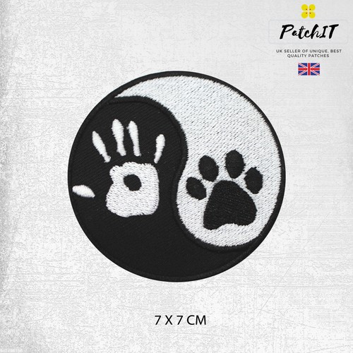 Yin yang hand paw - hand/paw, patch