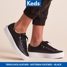 Keds womens leather trainers