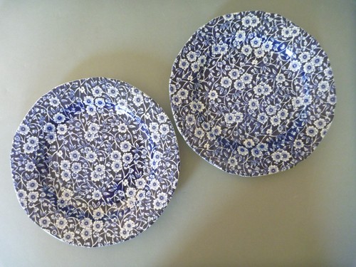 Burleigh blue calico dessert - calico,
