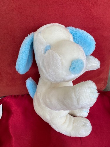 Snoopy rare white blue - white/blue, soft