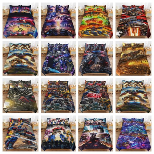 Transforming car robot bedding - robot,