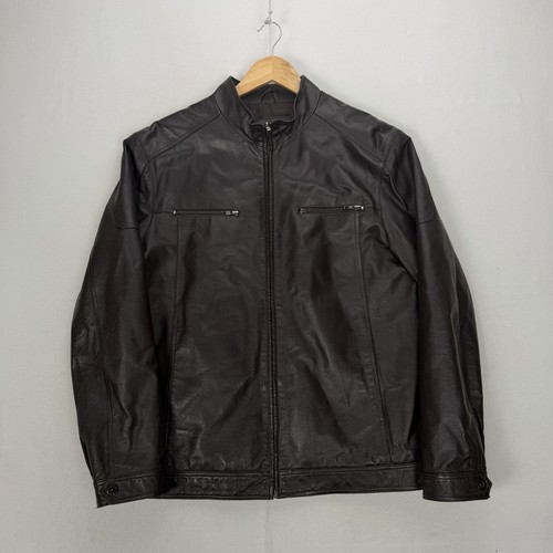 Leather brown cafe - brown, moto