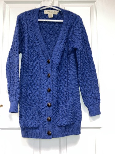 Aran mor blue 100 merino - mor,