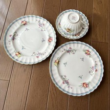 Spode TRAPNELL SPRAYS Cup & Saucer Cake Plate 7.8 Inch