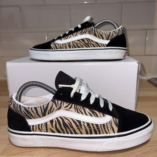 Vans old skool flocked - skool, leopard