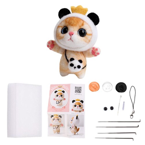 Needle felting starter kit - kit, cat