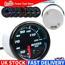 Universal Car 2" 52mm 7 Color Water Coolant Temperature Temp Gauge Meter Kit UK