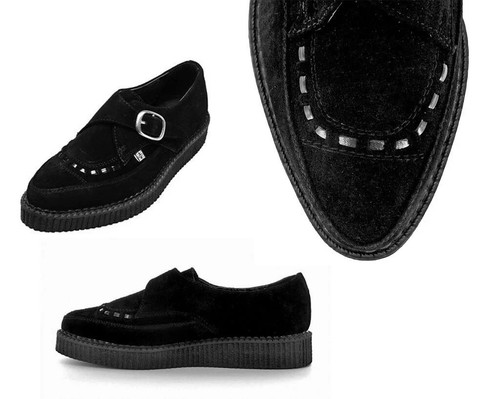 Buckle black suede - black,