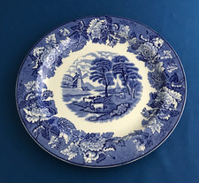 Antique Enoch Woods English Scenery Woods Ware Dinner Plate